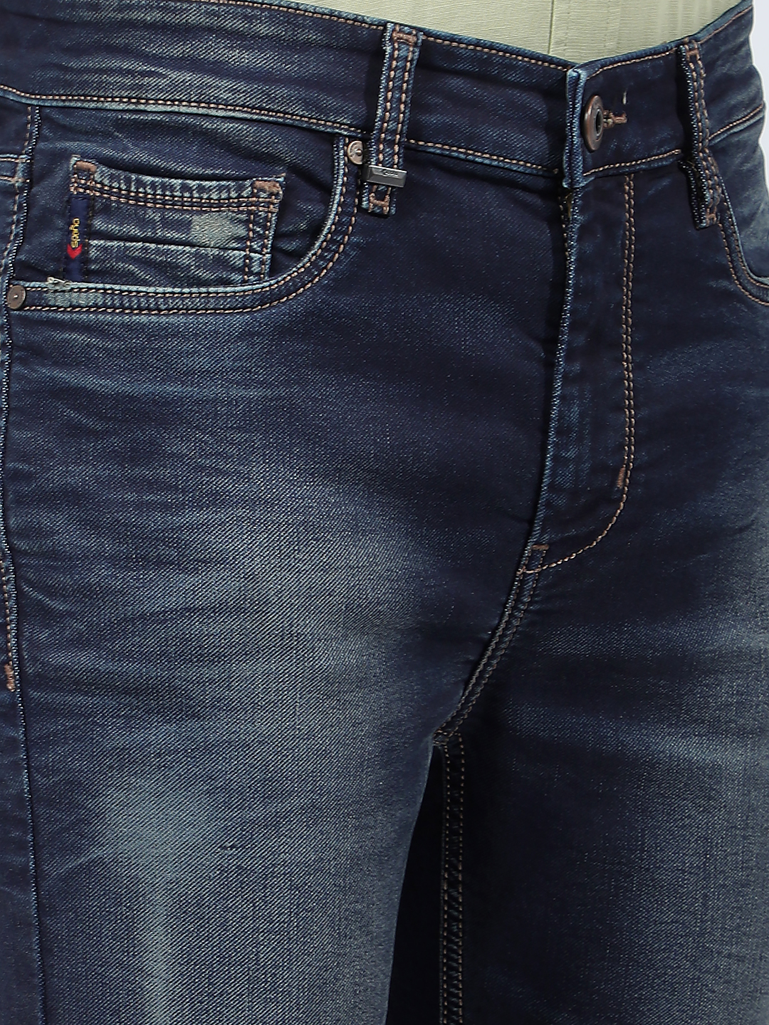 Numero Uno Men Faded Blue Jeans